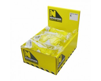 Box of Yellow, Lightweight Safety Glasses